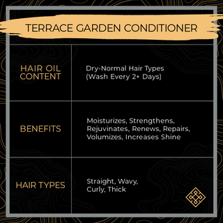 Conditioner Hair Bar Terrace Garden™ Floral Scented *Normal to Dry Hair Types*